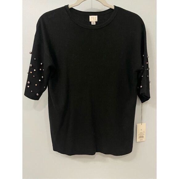 NWT a new day black sweater M - Picture 1 of 9